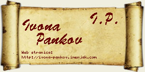 Ivona Pankov vizit kartica